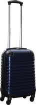 Handbagage koffer met wielen 27 liter - lichtgewicht - cijferslot - donker blauw