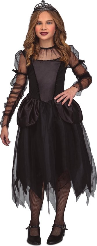 VIVING COSTUMES / JUINSA - Gothic prinses outfit voor meisjes - 5 - 6 jaar - Kinderkostuums