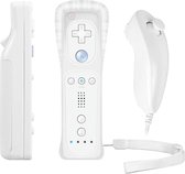 Sargon Wii Controller + Wii NunChuk Controller - Voor Wii & Wii U - Wit