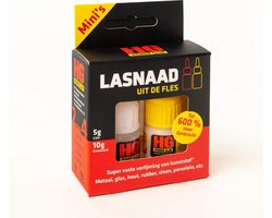 HG Powerglue Oersterke Industriële Lijm - Lasnaad uit de Fles Mini 5g/10g