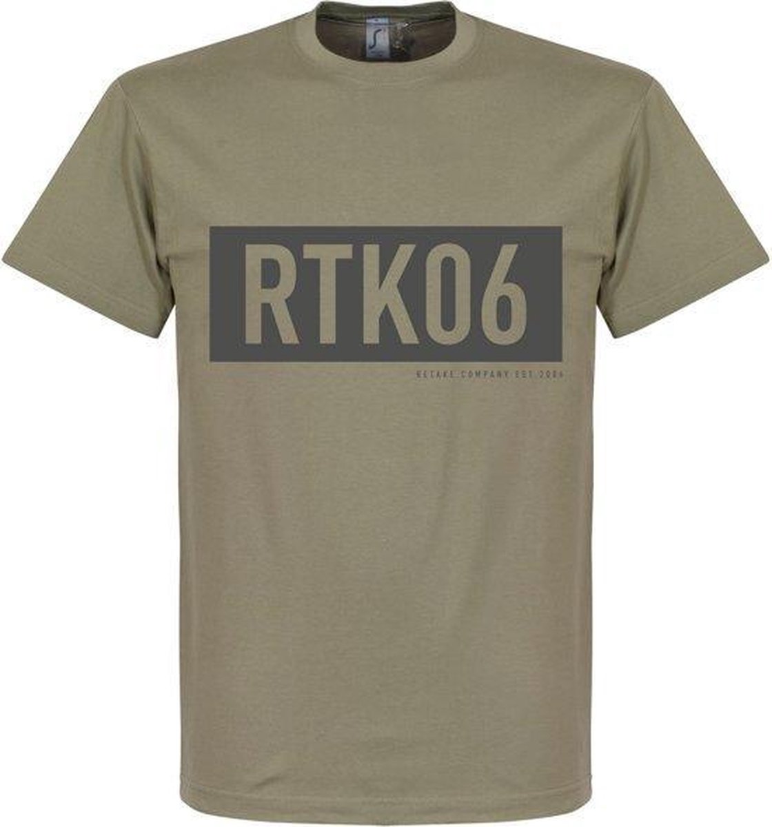 Retake RTK06 Bar T-Shirt - Khaki - M