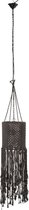 J-Line hanglamp macrame grijs 76.25 x 26.75 x 76.25