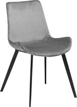 Dan-Form eetkamerstoel hype grijs velvet 80 x 52 x 58 (2 stuks)