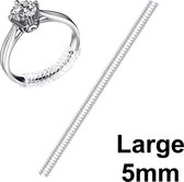 Fako Bijoux® - Ringverkleiner - Large - 5mm - 10cm - Ring Verkleiner - Ring Adjuster - Transparant