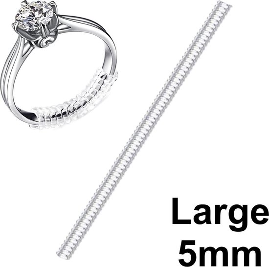 Fako Bijoux® - Ringverkleiner - Ring Verkleiner Onzichtbaar - Ring Adjuster - Transparant