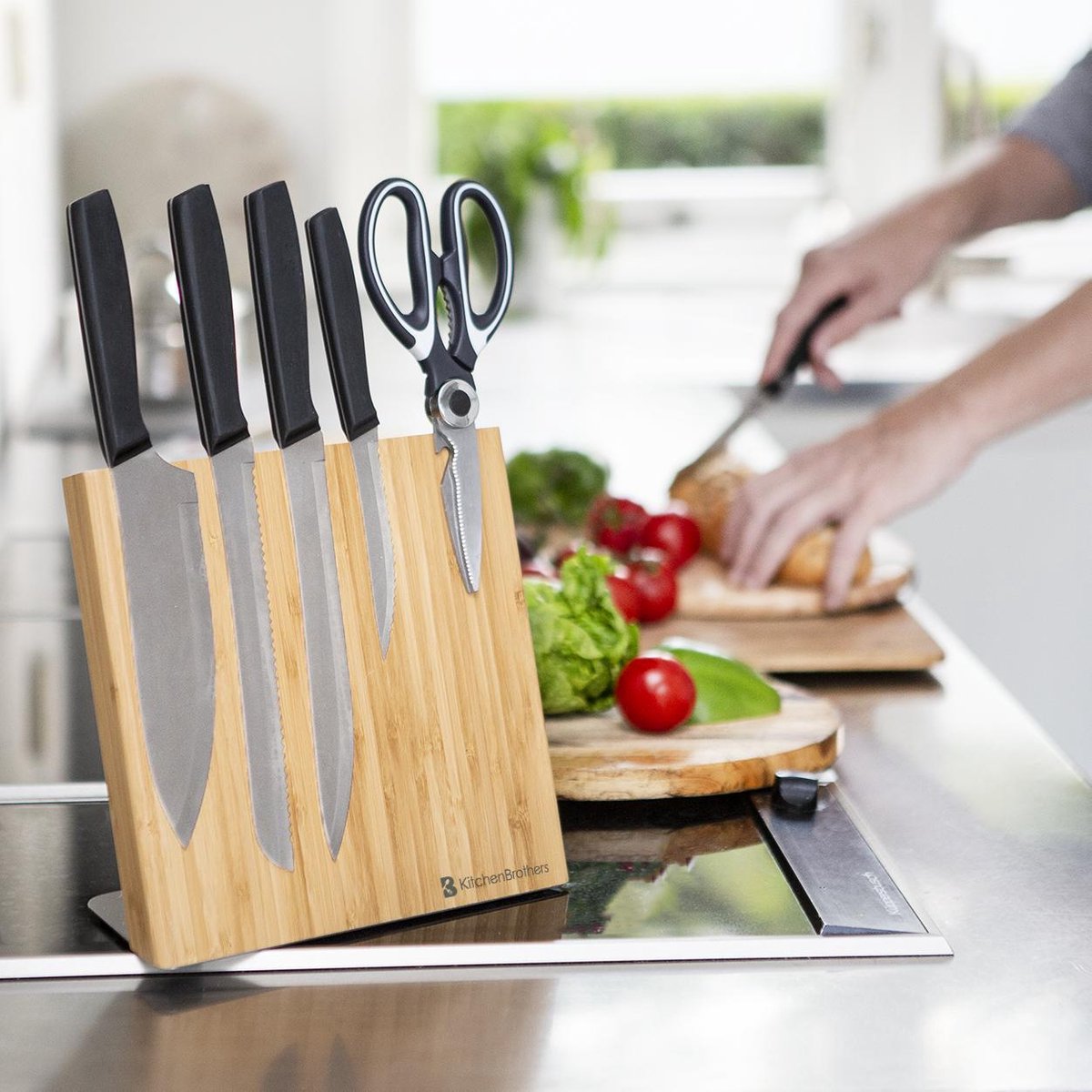 Zwilling Magnetisch Messenblok Bamboe - - Voor 23.59u, morgen