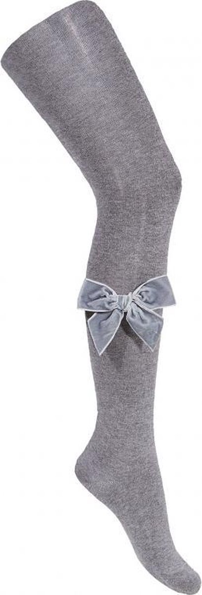 Cóndor - Maillot met strik - Velour - Grijs - Maat 110/122 - 6 jaar - 2.489/1 - 230