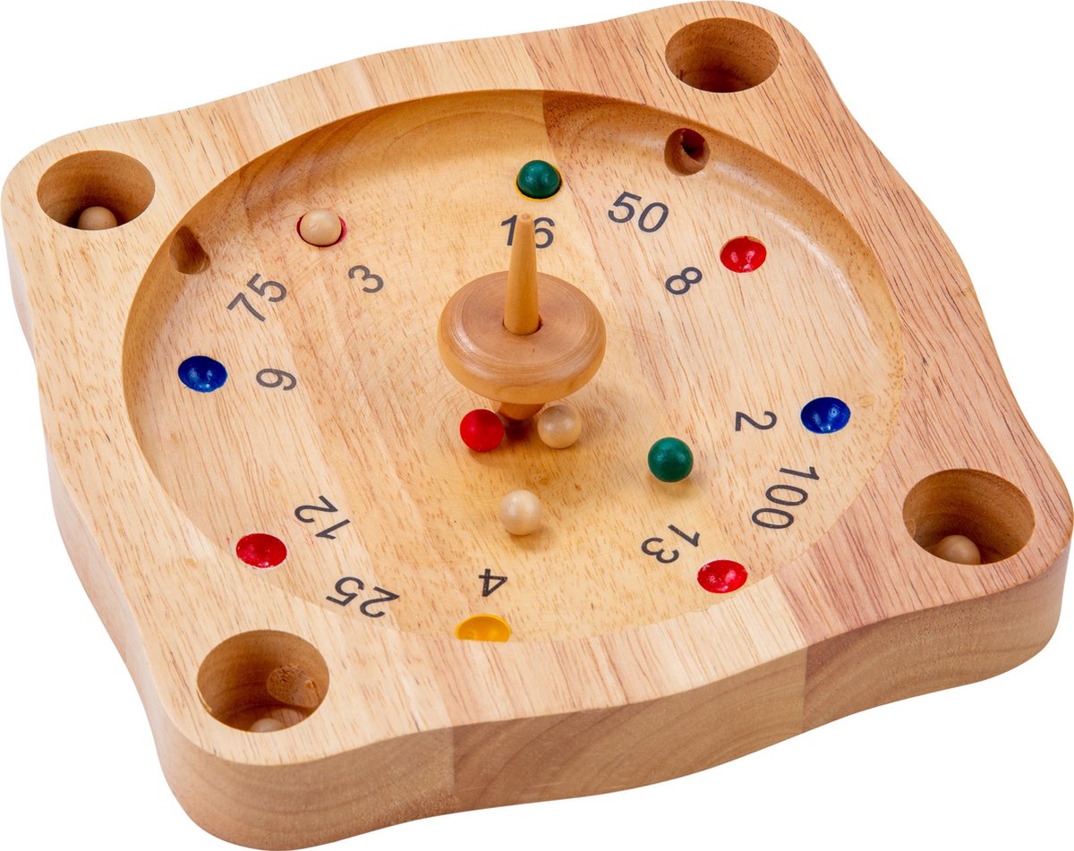 RUBBER WOOD TIROLER ROULETTE INCLUDING RULES OF THE GAME | Games | bol