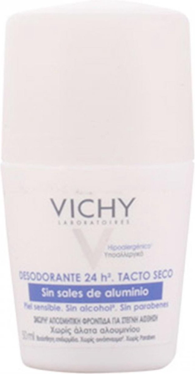 Vichy Deodorant 24u Reactieve Huid Roller - 50 ml