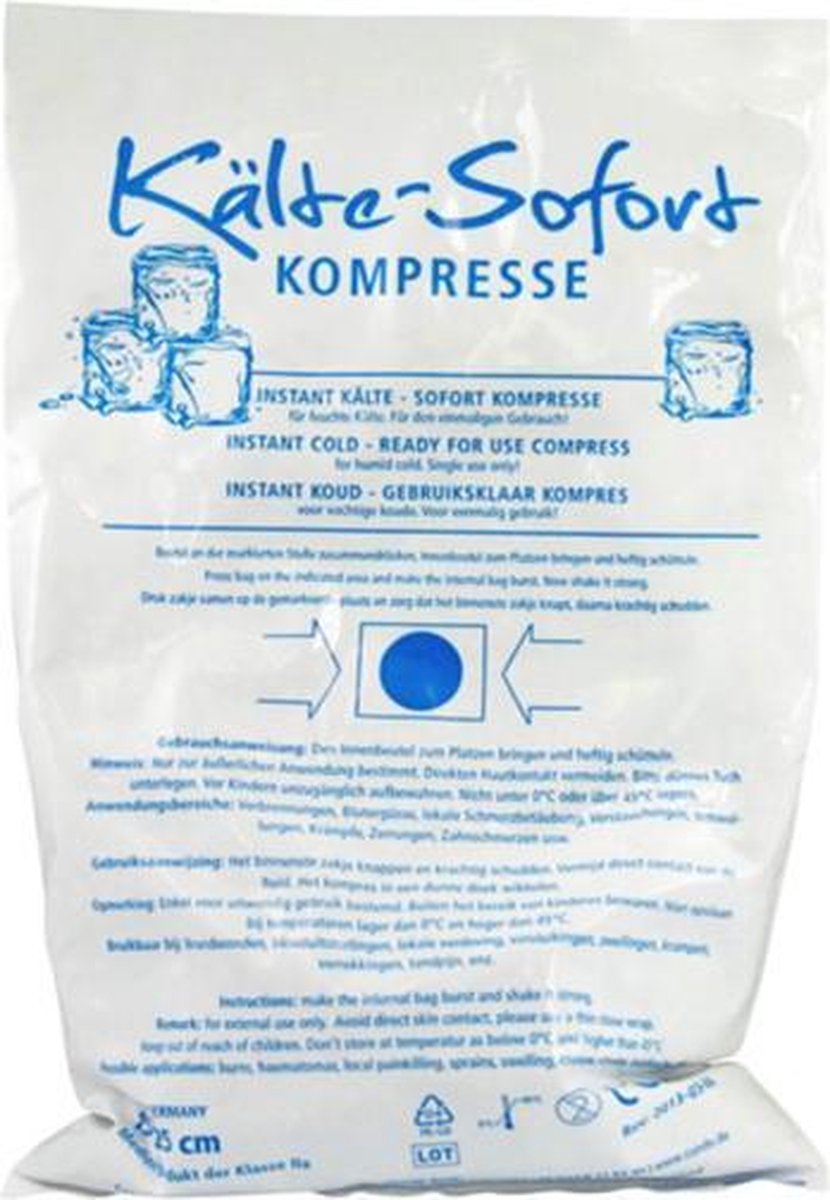 Goedkoopste 10x Instant coldpack 15 x 25 centimeter