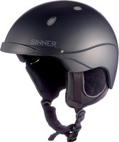Sinner Titan Skihelm - Unisex - Zwart - Maat M