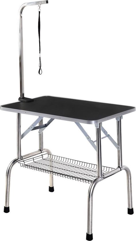 Elektrische Trimtafel Grote Kleine Hondenverzorgingstafel, Zware Roestvrijstalen Duurzame
