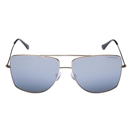 Nihao River 1.1mm Polarized Lens - Shiney Gold Anti-Allergic Frame - Silver Mirror Coating - Anti Reflect Coating - Soft Beweegbare Neusvleugels - UV400 van Nihao. — afbeelding 2
