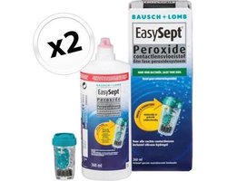 EasySept lenzenvloeistof 2 x 360 ml - incl. 2 lenzendooshouders