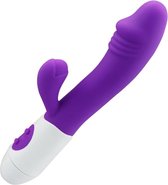 Tarzan Vibrator voor vrouwen – Geribbelde Eikel voor extra stimulatie - Clitoris en G-spot Stimulator -30 standen - Heerlijke Realistische Eikel