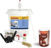 Brewferm® Startpakket bier brouwen Basic - English Porter - basis bierbrouwpakket met bierkit  - zelf bier brouwen - starterspakket bier brouwen - bier brouwen pakket