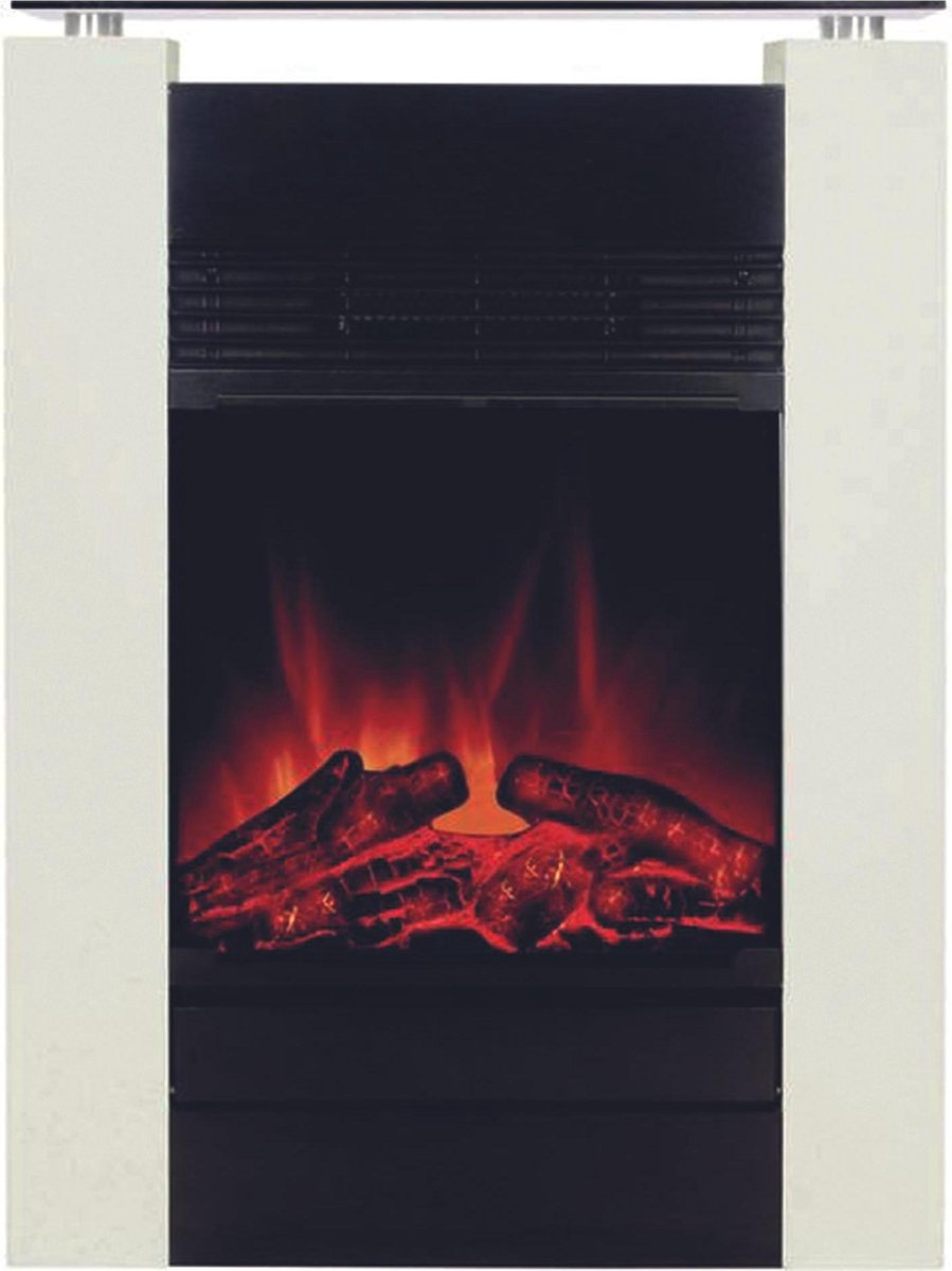 EL Fuego elektrische haard Tessin - Wit - 1500 W