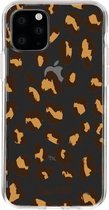Casetastic Apple iPhone 11 Pro Hoesje - Softcover Hoesje met Design - Leopard Print Print