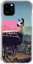 Casetastic Apple iPhone 11 Pro Hoesje - Softcover Hoesje met Design - Llama Print