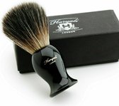 Klassiek Zwart Scheerkwast (Shaving Borstel) synthetisch Haar 100% Eco-Friendly Vegan Bristles, cadeau voor heren
