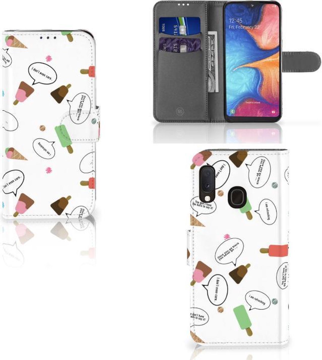 Samsung Galaxy A20e Book Cover IJsjes