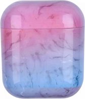 AirPods Marmer Case Cover - Beschermhoes - Multicolour - Geschikt voor Apple AirPods 1/2