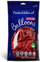 Ballonnen rood 100 stuks