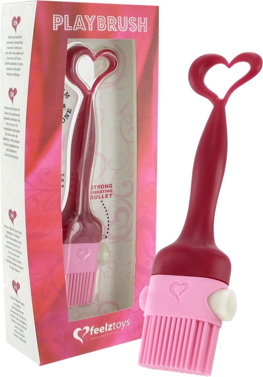FeelzToys Playbrush - Vibrator - Rood