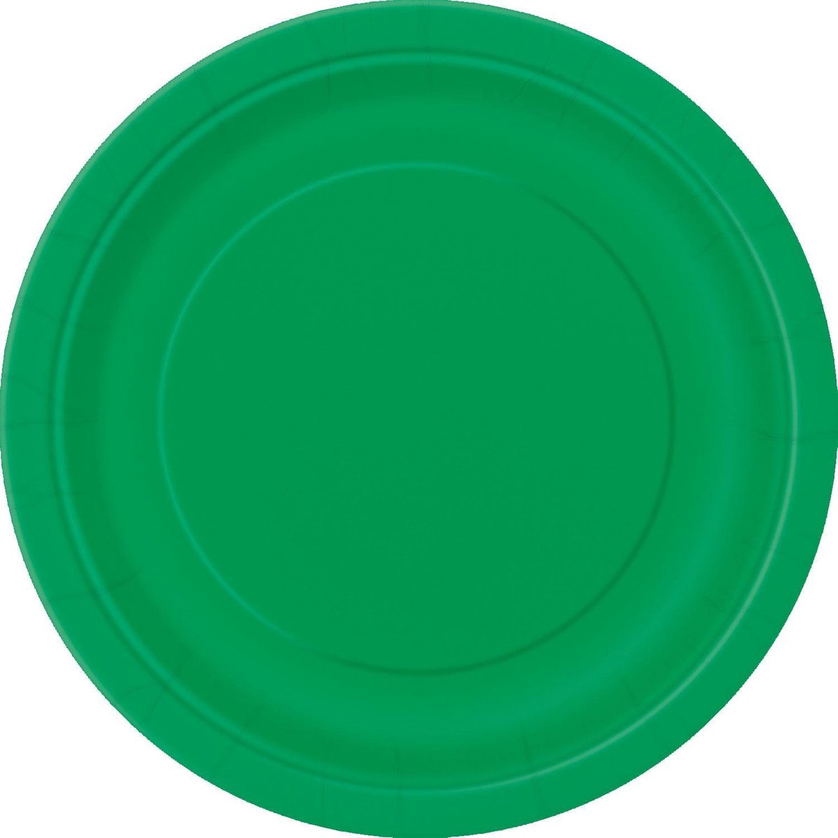 Unique Feestborden Donkergroen 17,7 Cm 8 Stuks