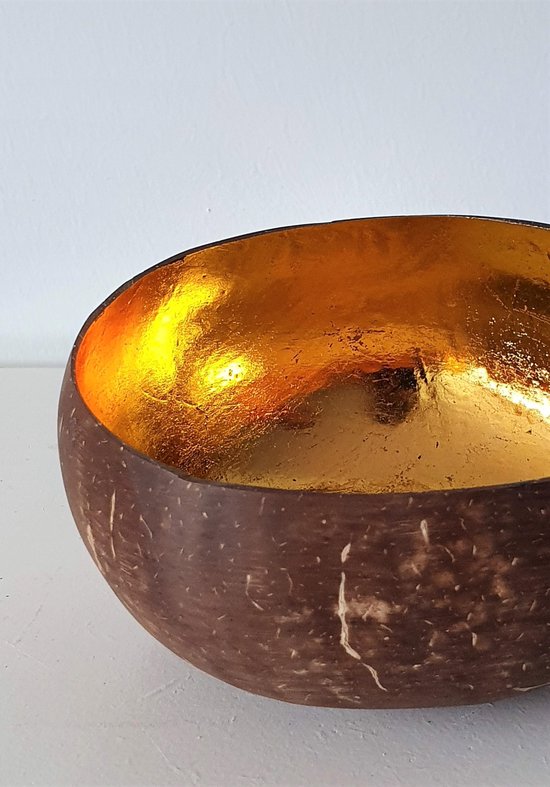 Coconut Bowl Bali goud