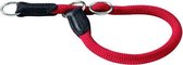 Hunter halsband voor hond freestyle met stop rood 45 cmx10 mm