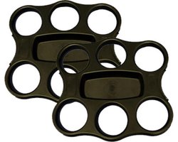 Depa- Draagtray- 2 stuks- Zwart- 6 Bekers per tray