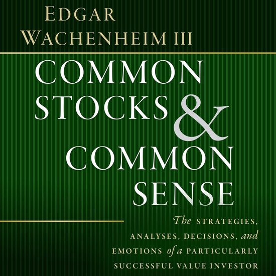 Common Stocks and Common Sense - cover