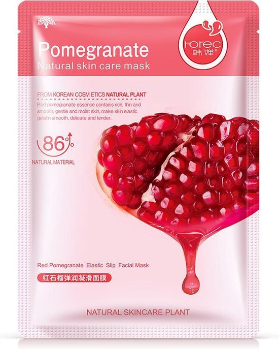 Bioaqua Mask Fruit Pomegranate