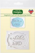 Katy Sue Mould Mini Plaque - Make a Wish