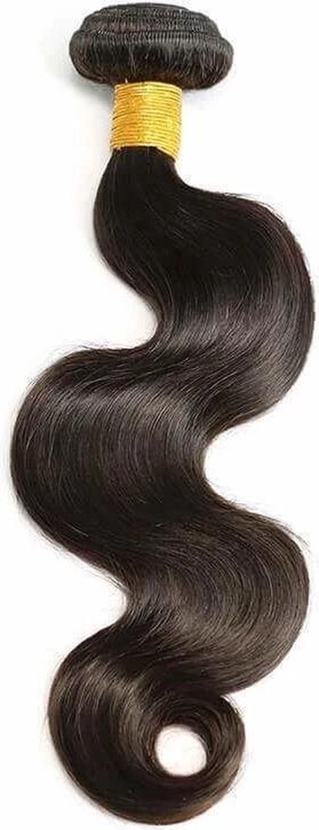 Body Wave - #1B (Natural Black) - 18inch - Virgin Human Hair