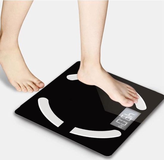 Slimme personenweegschaal - weegschaal met lichaamsanalyse, Bluetooth en NL  app - BMI... | bol.com