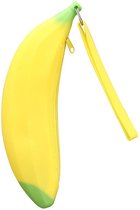 Leuke Siliconen Bananen Etui - Pennenhouder - Tekenetui - Kantoor - School - Banaan - Fruit - Potlood