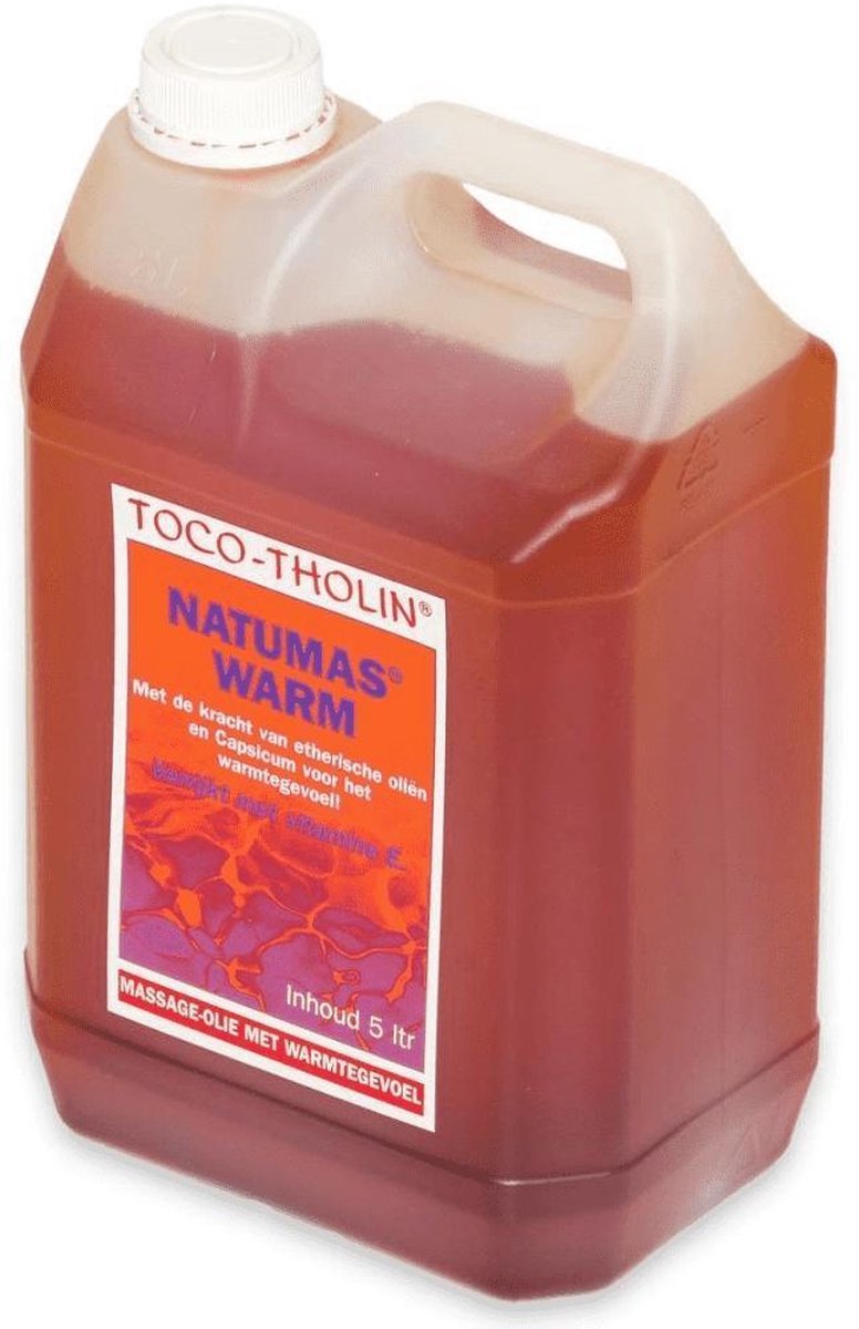 Goedkoopste Toco-Tholin Natumas Warm Massageolie - 5000 ml