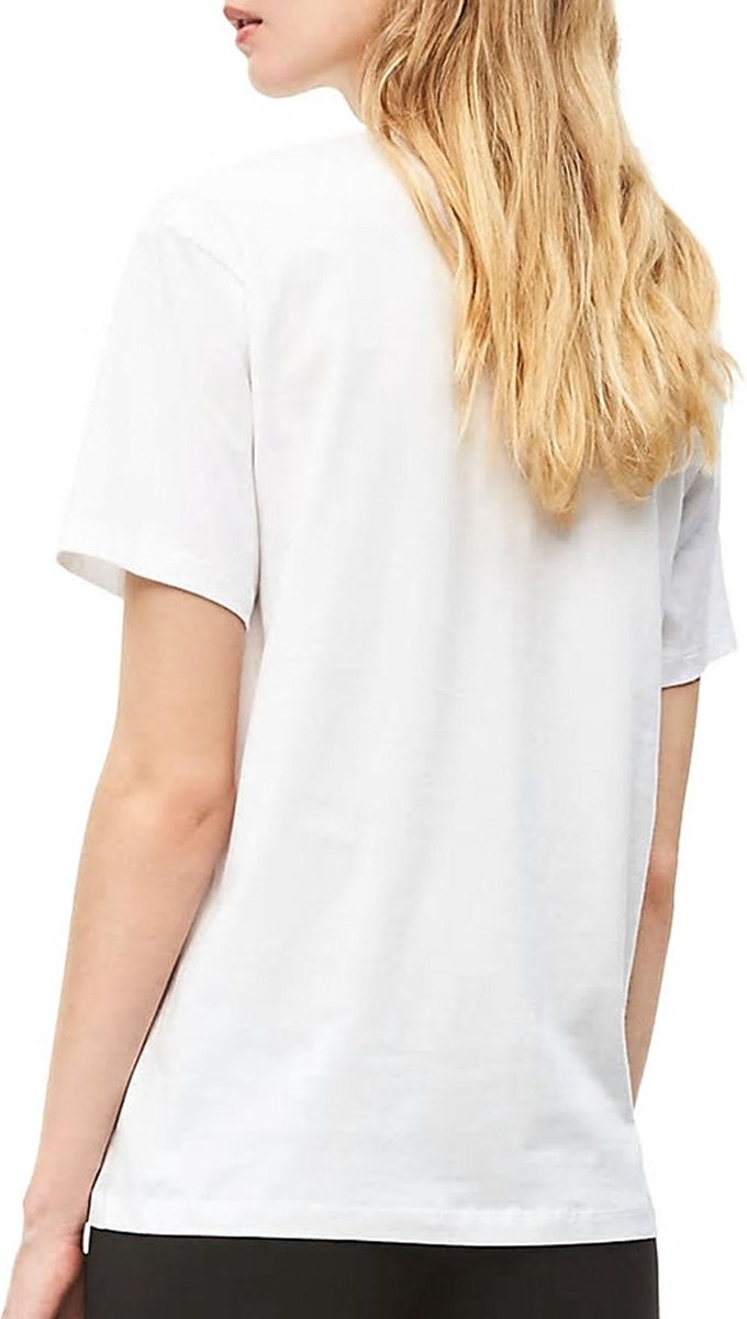 Calvin Klein - T-Shirt Ronde Hals Wit met CK Logo - L | bol.com