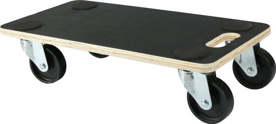 Meubelroller, meubelrolplateau 300 kg, 600x350 mm (lxb) 2 stuks Dé
