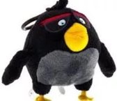 Angry Birds Sleutelhanger Plush 9cm (Zwart)