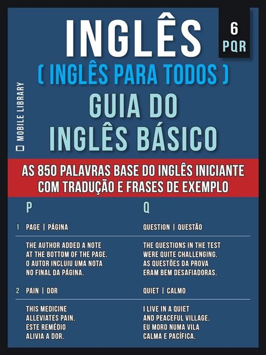 Guia do Inglês Básico 6 - 6 - PQR - Inglês ( Inglês Para ... - cover