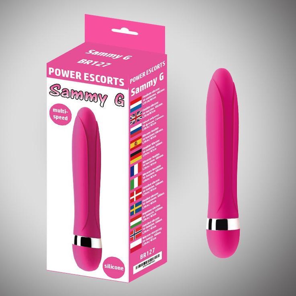 Goedkoopste Vibrators VoPower Escorts Sammy G Roze G spot vibrator - 18,5 Cm - Clitoris Stimulator – 8 standen - BR127