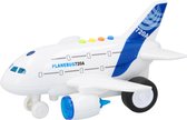 Gearbox Speelgoedvliegtuig - met Licht en Geluid - Zelfrijdend - Incl. Batterijen