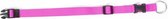 Nylon halsband verstelbaar 35-55cm/20mm roze