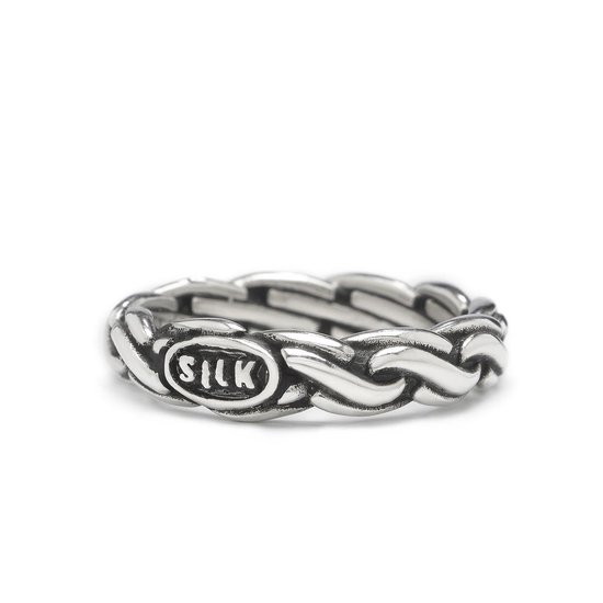 SILK Jewellery - Zilveren Ring - Breeze - 154.19.5 - Maat 19.5