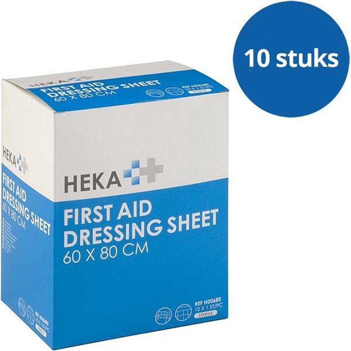Goedkoopste Heka Verbanddoek 60 x 80cm 10 Stuks