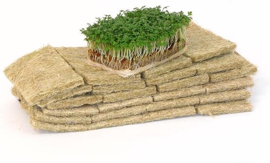 Green Huiz Hemp Groeimedium - Composteerbare mat van hennepvezel - 10 stuks