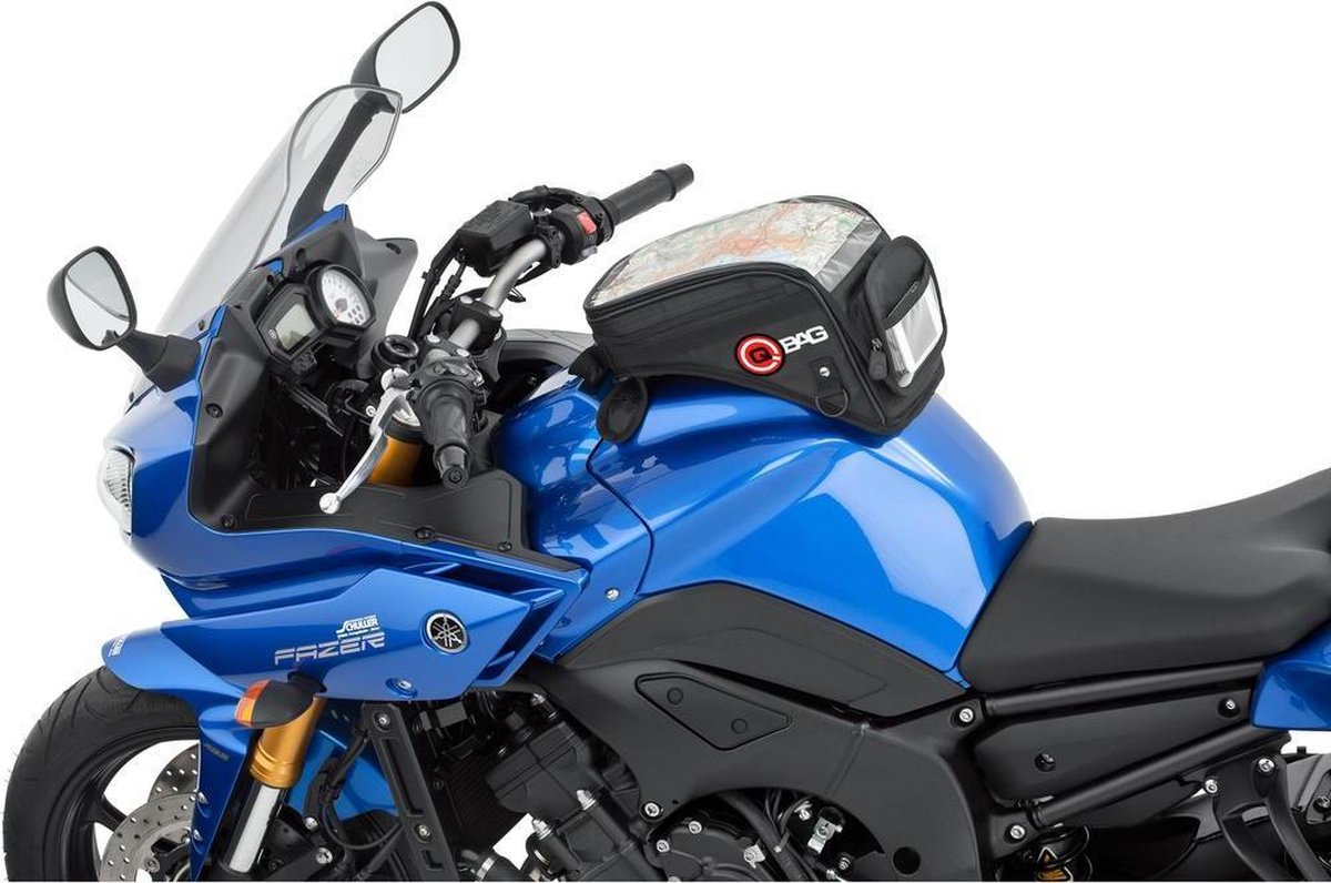 QBag Tankrugzak Motorfiets 3 Liter - Magneet + Riem Bevestiging - Zwart Multifunctioneel